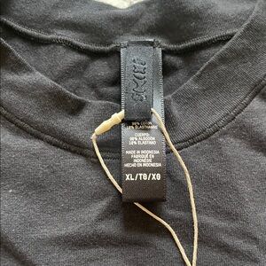 SKIMS Charcoal Crop Top